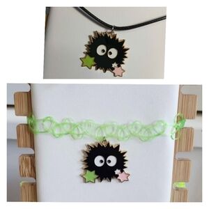 3/$10 Soot Sprite Necklace Totoro Character Star Jewelry Accessories Women Teen